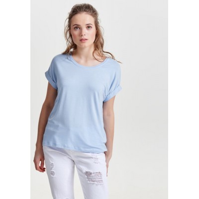 Kobiety T_SHIRT_TOP | ONLY ONLMOSTER O NECK TOP - T-shirt basic - blue/niebieski - EN28624