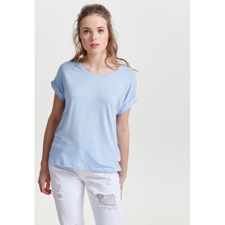 Kobiety T SHIRT TOP | ONLY ONLMOSTER O NECK TOP - T-shirt basic - blue/niebieski - EN28624