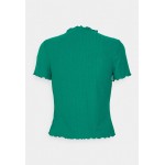 Kobiety T SHIRT TOP | ONLY Petite ONLEMMA HIGHNECK - T-shirt z nadrukiem - pepper green/zielony - FA38609