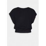 Kobiety T SHIRT TOP | ONLY Petite ONLMAY PLAIN CROP TOP 2 PACK - T-shirt basic - black/cloud dancer/czarny - FV04143
