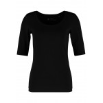 Kobiety T SHIRT TOP | Opus SANIKA - T-shirt basic - black/czarny - LX25982