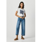 Kobiety T SHIRT TOP | Pepe Jeans ANDREA - T-shirt z nadrukiem - blanco/biały - PU95936