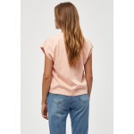 Kobiety T SHIRT TOP | PEPPERCORN DIMA V-NECK TEE - T-shirt basic - rose blossom pink/jasnoróżowy - XA96029