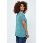 Kobiety T SHIRT TOP | PEPPERCORN ROSALINDA - T-shirt basic - arctic blue/niebieskoszary - RN13307