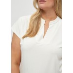 Kobiety T SHIRT TOP | PEPPERCORN ROSALINDA - T-shirt basic - gardenia/mleczny - QB42468