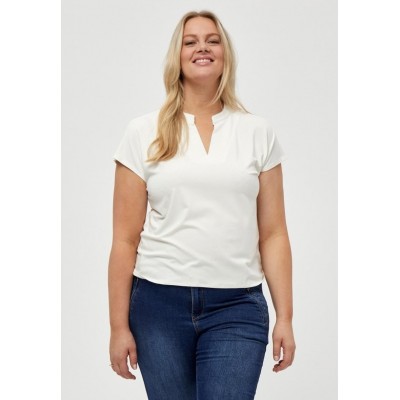 Kobiety T_SHIRT_TOP | PEPPERCORN ROSALINDA - T-shirt basic - gardenia/mleczny - QB42468