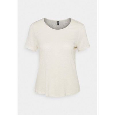 Kobiety T_SHIRT_TOP | Pieces PCPHOEBE TEE - T-shirt basic - birch/mleczny - LI54675