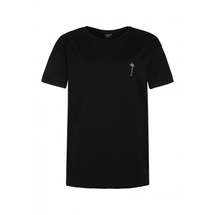 Kobiety T SHIRT TOP | Protest TELSAO - T-shirt basic - true black/czarny - HA99188