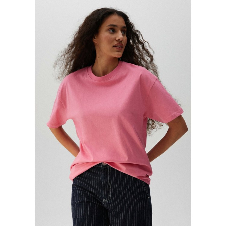 Kobiety T SHIRT TOP | PULL&BEAR BASIC - T-shirt basic - light pink/jasnoróżowy - WF01265