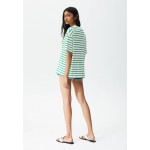 Kobiety T SHIRT TOP | PULL&BEAR SHORT SLEEVE - T-shirt z nadrukiem - evergreen/zieleń butelkowa - KQ56731