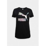 Kobiety T SHIRT TOP | Puma CRYSTAL - T-shirt z nadrukiem - black/czarny - XG58220