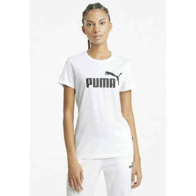 Kobiety T_SHIRT_TOP | Puma T-shirt z nadrukiem - white/biały - XP05353