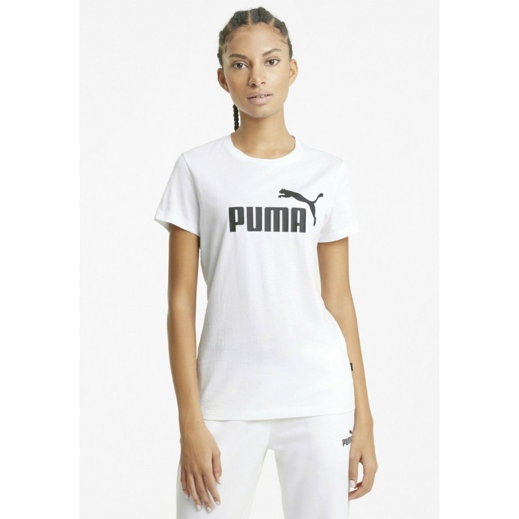 Kobiety T SHIRT TOP | Puma T-shirt z nadrukiem - white/biały - XP05353