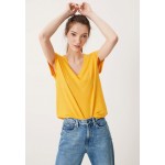 Kobiety T SHIRT TOP | QS by s.Oliver T-shirt basic - yellow/żółty - DB52373