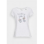 Kobiety T SHIRT TOP | Ragwear FLORAH PRINT - T-shirt z nadrukiem - white/biały - WT50761