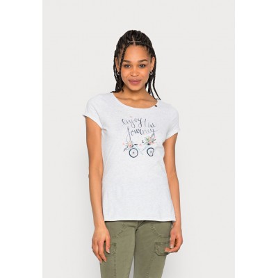 Kobiety T_SHIRT_TOP | Ragwear FLORAH PRINT  - T-shirt z nadrukiem - white/biały - WT50761
