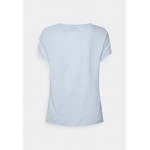 Kobiety T SHIRT TOP | Re.draft HEY - T-shirt z nadrukiem - skyway/jasnoniebieski - XO22108