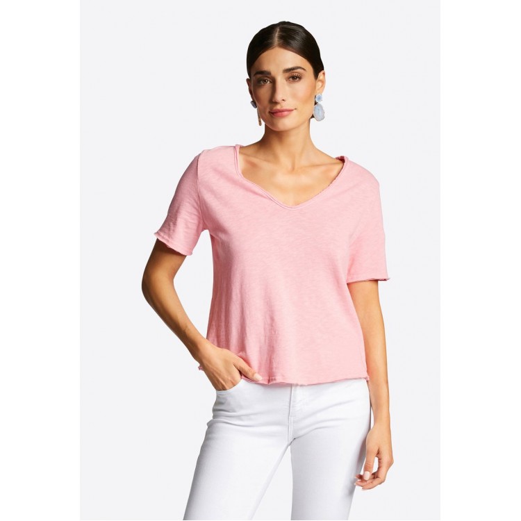 Kobiety T SHIRT TOP | Rich & Royal ORGANIC - T-shirt basic - strawberry/jasnoróżowy - KI40051