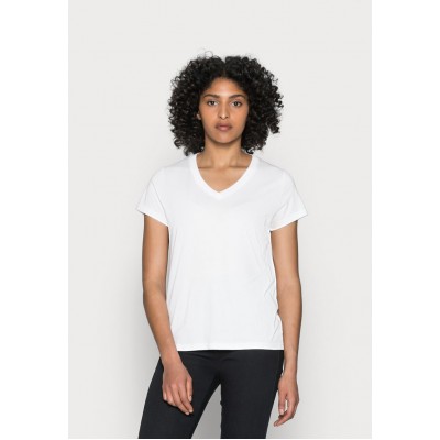 Kobiety T_SHIRT_TOP | Samsøe Samsøe SOLLY - T-shirt basic - white/biały - TZ52091