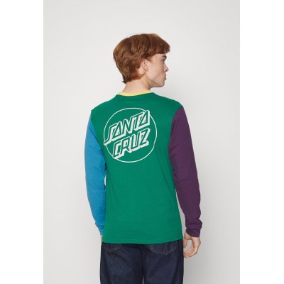 Kobiety T_SHIRT_TOP | Santa Cruz OPUS DOT COLOUR BLOCK UNISEX - T-shirt z nadrukiem - green/zielony - SY60552