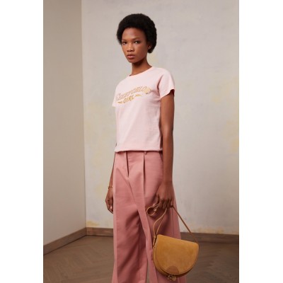 Kobiety T_SHIRT_TOP | See by Chloé T-shirt z nadrukiem - lovely pink/różowy - UN02950