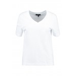 Kobiety T SHIRT TOP | Selected Femme SLFSTANDARD V NECK TEE - T-shirt basic - bright white/biały - BP63677