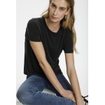 Kobiety T SHIRT TOP | Soaked in Luxury COLUMBINE - T-shirt basic - black/czarny - TK43066