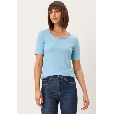Kobiety T_SHIRT_TOP | s.Oliver T-shirt basic - light blue/jasnoniebieski - YZ63696