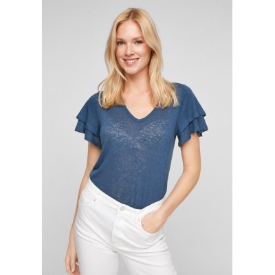 Kobiety T_SHIRT_TOP | s.Oliver T-shirt z nadrukiem - blue/granatowy - XO93582
