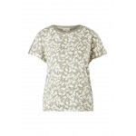 Kobiety T SHIRT TOP | s.Oliver T-shirt z nadrukiem - summer khaki aop/ciemnozielony - JI67852