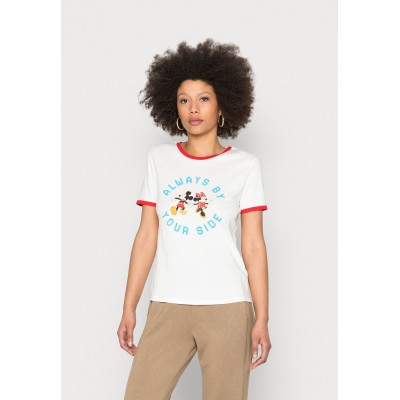 Kobiety T_SHIRT_TOP | Springfield LICENCIA DISNEY - T-shirt z nadrukiem - white/biały - KP30286