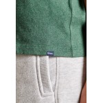 Kobiety T SHIRT TOP | Superdry VINTAGE LOGO - T-shirt basic - heritage pine green marl/zielony - NP18127