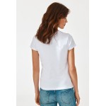 Kobiety T SHIRT TOP | TATUUM KIRI - T-shirt basic - white/biały - YF81753
