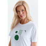 Kobiety T SHIRT TOP | TATUUM T-shirt z nadrukiem - white/biały - IJ50970
