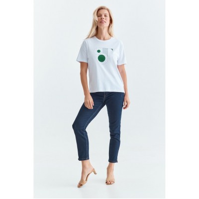 Kobiety T_SHIRT_TOP | TATUUM T-shirt z nadrukiem - white/biały - IJ50970