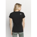 Kobiety T SHIRT TOP | The North Face SIMPLE DOME TEE - T-shirt basic - black/czarny - LO33267