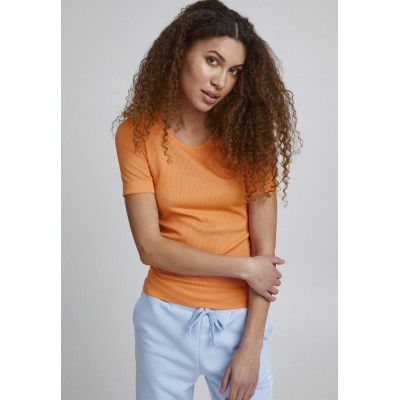 Kobiety T_SHIRT_TOP | TheJoggConcept JCSAHANA  - T-shirt basic - muskmelon/pomarańczowy - SF90818
