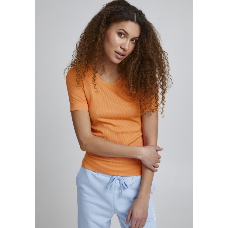 Kobiety T SHIRT TOP | TheJoggConcept JCSAHANA - T-shirt basic - muskmelon/pomarańczowy - SF90818
