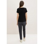 Kobiety T SHIRT TOP | TOM TAILOR DENIM T-shirt z nadrukiem - deep black/czarny - CF18119