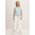 Kobiety T SHIRT TOP | TOM TAILOR DENIM T-shirt z nadrukiem - light blue daisy print/jasnoniebieski - SW75219