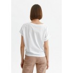 Kobiety T SHIRT TOP | Top Secret KRÓTKI RĘKAW - T-shirt z nadrukiem - biały - NN50712