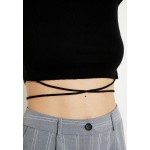 Kobiety T SHIRT TOP | Trendyol T-shirt basic - black/czarny - RX61522