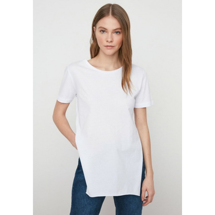 Kobiety T SHIRT TOP | Trendyol T-shirt basic - cream/mleczny - BG51925