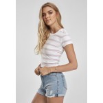Kobiety T SHIRT TOP | Urban Classics T-shirt z nadrukiem - white/girlypink/wielokolorowy - PU41740