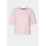 Kobiety T SHIRT TOP | Vero Moda Petite VMOCTAVIA 2 PACK - T-shirt basic - silver mink/parfait pink/szary - AU37244