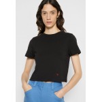 Kobiety T SHIRT TOP | Victoria Beckham HARPER TEE - T-shirt basic - black/czarny - ZT92375