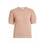 Kobiety T SHIRT TOP | Vila VICHASSA PUFF - NOOS - T-shirt basic - misty rose/jasnoróżowy - FS15233