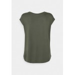 Kobiety T SHIRT TOP | Vila VIMODALA V NECK - T-shirt basic - four leaf clover/zielony - YO12509