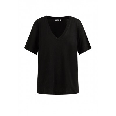 Kobiety T_SHIRT_TOP | WE Fashion T-shirt basic - black/czarny - SY10771