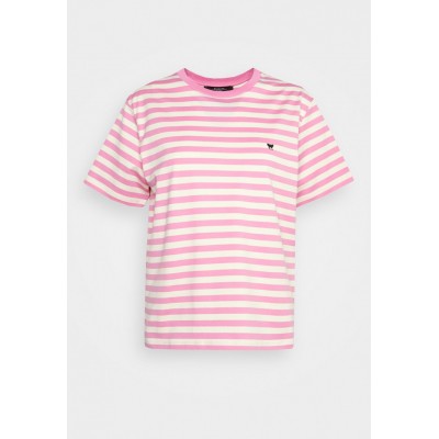 Kobiety T_SHIRT_TOP | WEEKEND MaxMara ADEPTO - T-shirt z nadrukiem - peonia/różowy - HG21480